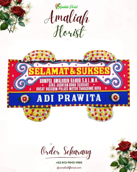 Papan Bunga Ucapan Selamat Sidobinangun
